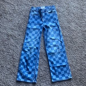 High Waisted Wide Leg Jeans